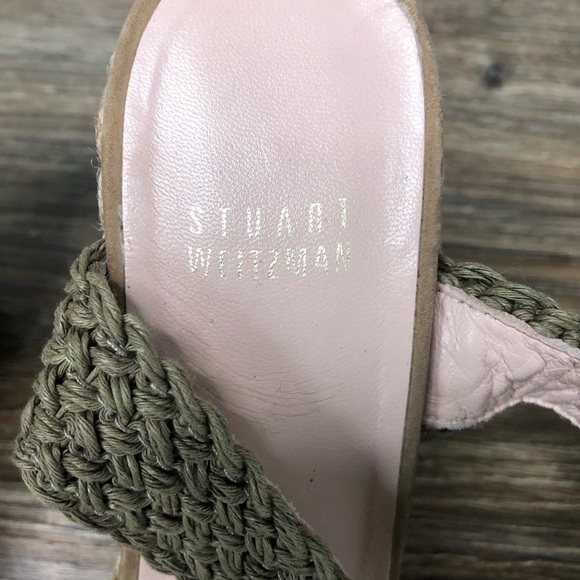 Stuart Weitzman Alex Crochet Wedges, Size 7.5 - Picture 6 of 9
